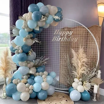 Balon albastru Ghirlanda Arc Kit 1 Petrecere de Ziua de Decorare pentru Copii Copil de Dus Băiatul Nunta de Ziua Balon Folie de Latex Ballon Globo