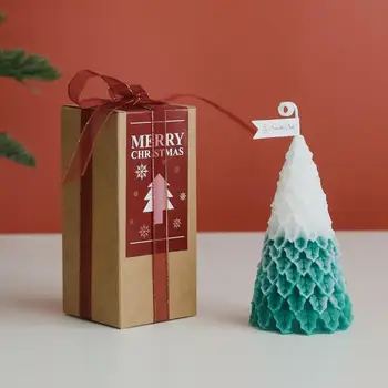 10buc Eco-friendly Plic Cutie Autocolant 2 Dimensiuni de Etichete Autocolante Drăguț Decorațiuni de Crăciun Lumânare Parfumată Decorare Autocolant