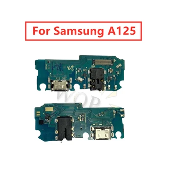 pentru Samsung A125 Incarcator USB Port de Andocare Conector PCB Bord Panglică Cablu Flex + Mufa pentru Căști Audio Casti Pentru Samsung A125