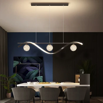 Sala de mese modernă lamparas decoracion hogar moderno inteligent lumini Pandantiv lampa decor salon de Candelabre pentru sala de mese