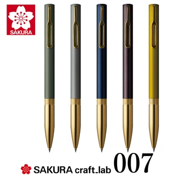 Japonia Sakura Pix cu Gel Craft_lab 007 Cupru Butoiul de Aur Gravitate Redusă de Metal Semnătura 0,5 mm High-end Papetărie de Birou Nou Pen
