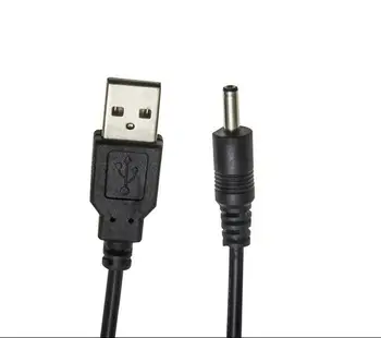 USB 2.0 de sex Masculin Pentru a DC3.5mm*1.35 mm Putere Plug Cablu de Încărcare 5V de Alimentare Cablu de Încărcare 70CM Pentru mini difuzor 1000pcs/lot