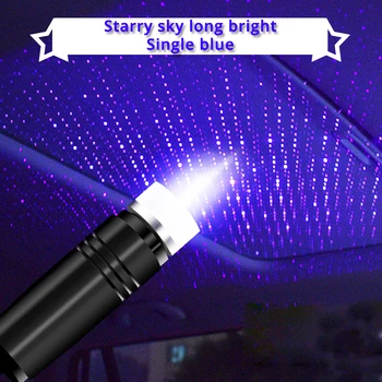 1 buc Masina Convenabil Usb Star Plafon Lumina Laser cu Proiectie de lumini Decorative Mașină Atmosfera Acoperiș Plin De Stele Camera de Interior Acasă