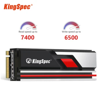 KingSpec NVMe PCIe 4.0 M2 SSD de 1TB, 2TB 4tb 512G Disk Intern PCIe Gen4 Drive M. 2 SD Cache Dram Hard Disk NMVE Ssd Hd pentru Desktop