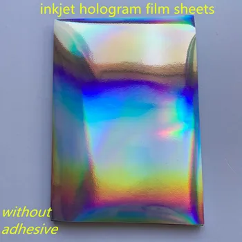 A6/A4/A3 rezistent la apa dimensiuni holograma injet film foi de hârtie pentru jet de cerneală imprimantă, fără adeziv