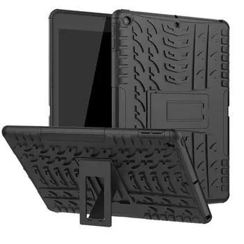 PC+TPU Hibrid Armura Cover pentru iPad 10.2 2021 2020 2019 Caz Subțire, rezistent la Șocuri Funda cu Kickstand Pentru iPad a 7 a 8 a 9-a Generație