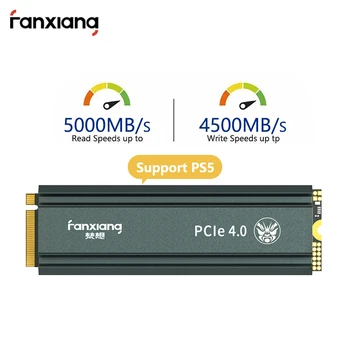 FANXIANG SSD de 500GB, 1tb, 2tb 4tb SSD M2 NVMe PCIe 4.0 x4 M. 2 2280 NVMe SSD Intern Solid state Disk pentru PS5 Desktop