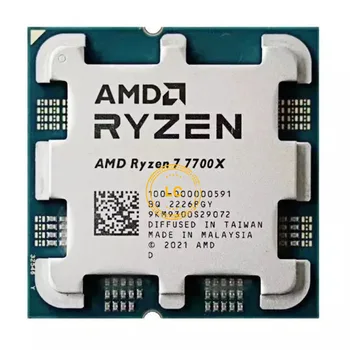 AMD Ryzen 7 7700X R7 7700X 4.5 GHz 8-Core 16-Fir CPU Procesor 5NM L3=32M 100-000000591 Socket AM5 Nou, dar fara cooler