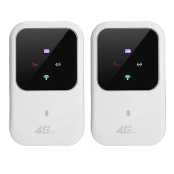 2X Portabil 4G LTE WIFI Router de 150Mbps Mobile Broadband Hotspot SIM Deblocat Modem Wifi 2.4 G Wireless Router