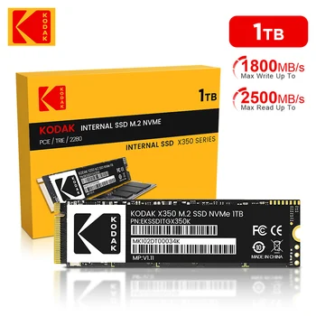 Kodak X350 M2 SSD PCIe Gen3.0x4 256GB SSD 512GB Hard Disk de 1 tb SSD PCIe M. 2 2280 NVME Imternal Solid state Drive de până la 3500MB/s