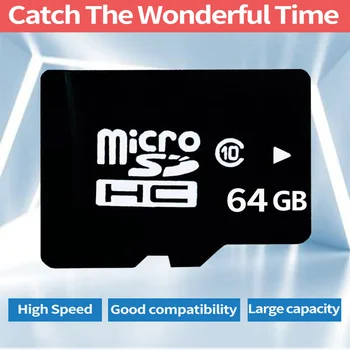 100% Original Flash SD Card de Clasa 10 Micro-sd SD Card SDXC Card TF Card de Memorie de Promovare Capacitate Deplină de 64G Reader Pentru Telefoane