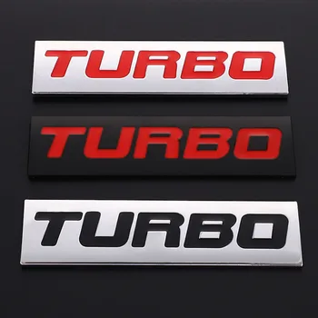 3D Metal Autocolant Auto Turbo Logo Emblema, Insigna Decalcomanii pentru Turbo Logo-ul BMW, Audi, Volkswagen, Ford, Nissan, Toyota, Honda, Jeep, Opel, Volvo