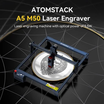 ATOMSTACK A5 M50 40W CNC Gravare cu Laser Masina de debitat cu 410x400mm Gravură Zonă de 5.5 W Fix-Focus Ultra-Fine cu Laser
