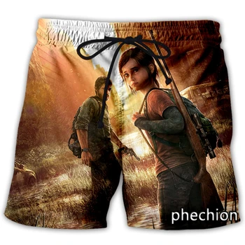 phechion Nouă Bărbați/Femei Ultima Ne-a Partea a II-a 3D Imprimate Casual pantaloni Scurți de Moda Streetwear Libertate Sportive pantaloni Scurți A57