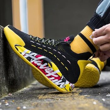 Exploda Sport Baschet Valul Pantofi de Tineret Respirabil Non-alunecare de Formare de Baschet, Pantofi de Moda pentru Bărbați de Funcționare Adidași