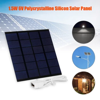 Călătorie în aer liber USB de Polisiliciu Panoul Solar DIY pentru Lumina de Telefon Mobil Baterie de Celule Solare Masina Yacht Încărcător de Baterie