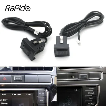 Radio auto 4 6pini PHA USB Comutator Cablu Adaptor pentru VW Golf Passat Polo GTI Tiguan 2009~2017 Android de Navigare Multimedia Player