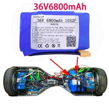 100% Original 36v 6.8 Ah baterie litiu 10s2p 36v Baterie 6800mAh litiu-ion pack 42V 6800mah scooter twist baterie de masina