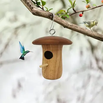 Durabil Burr-free Hummingbird Casa Ornament Cuib de Pasăre de Ornament Simplu de Instalare Restul