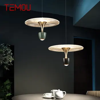 TEMOU Nordic Pandantiv Lampă cu LED-uri Creative de Flori Agățat Umbrelă de Lumină Moderne pentru Casa Sufragerie Decor Dormitor
