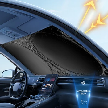 150*70cm Auto Universal Parbriz Capac Parasolar Protectie UV Scut Auto Styling Pliere Geamul Mașinii parasolar Parbriz Acoperi