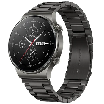 Titan Grey Ceas Trupa 20mm pentru Huawei Watch 3 GT 2 Pro 22mm din Oțel Inoxidabil Curea Pentru Samsung XiaoMi Curea de mână Brățară