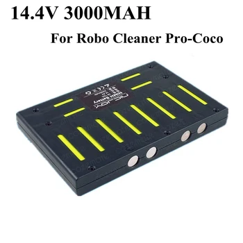2 buc Baterie 14,4 v 3000mah Ni-mh 14.4 v Nimh Mobil pentru Telmann Coco 680T Inteligent Pro Matura Colector Cleaner Kit Masina