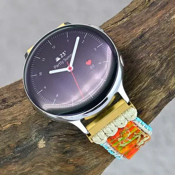 Colorate 20MM 22MM Benzi Pentru Samsung Galaxy Watch 3 2 Original Simplu Manual DIY Brățară de Curea Pentru Huawei Watch 2 cele mai Noi