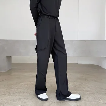 Bărbați Straight Leg Pantaloni de Primăvară Și de Toamnă Nou Yamamoto Stil Farmecul de Tineret Moda Retro Casual Liber de Mari Dimensiuni Pantaloni