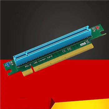 PCIE 16X Slot Riser PCI Express X16 3.0 Inversă Card de Coloană pentru placa Video Fonduri + Indicator de Putere Pentru 1U/2U Server Caz Șasiu