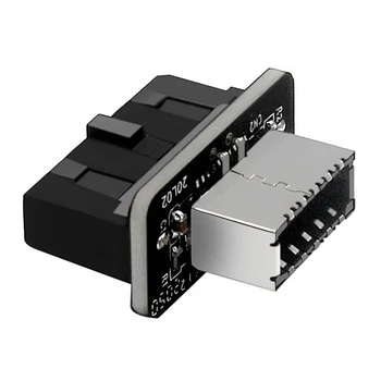 USB3.0 19P/20P Să TASTAȚI-E Adaptor Max Viteza de Transmisie de 10 gbps pe Panoul Frontal Adaptor Convertor Plug-in pentru Placa de baza Calculator