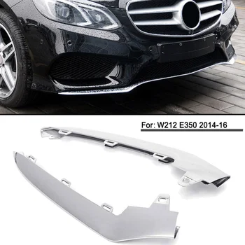 Scăzut față de Bara de protecție Capac Ornamental, pentru Mercedes-Benz E-Class W212 E350 2014-2016 Bara de Buze Splitter 2128852774 Stanga