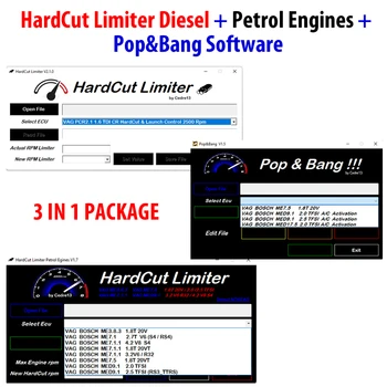 2022 mai Noi HardCut Limitator Diesel + Benzină Motoare + Pop&Bang Software-ul 3 ÎN 1 PACHET