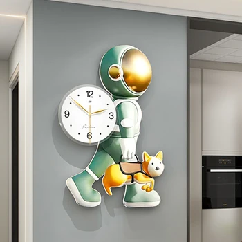 Astronaut Decorate Ceas de Perete Camera de zi de Moda Ceas Simplu, Artă, Creativitate Ceas de Perete Tăcut Perete Ceas Decorarion ZY50GZ