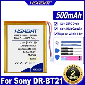 HSABAT BP-HP300A 500mAh Baterie pentru Sony DR-BT21 DR-BT22 DR-BT21G DR-BT21IK DR-BT21GB Cască Baterii