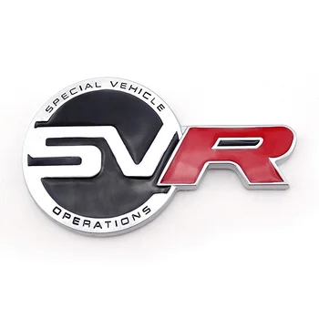 3D Operațiuni Speciale Vehiculului SVR emblema Hayon Insigna autocolant auto pentru land rover Range Rover Sport 2016-22