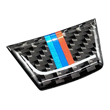 Fibra de Carbon Volan Autocolant M dungă Emblema 3D Autocolant Auto Pentru bmw E90 E92 E93 2005-2012series Styling Auto Accesorii