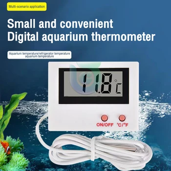 Noul Mini LCD Digital Sondă Termometru cu Rezervor de Apă de Piscină Frigider Acvariu Crama Termometru de Masurat