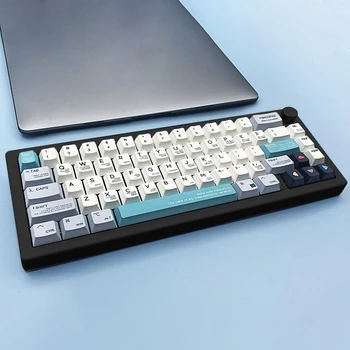 67 Chei cu Fir Tastatură RGB lumina de Fundal Buton de Comutare Tastatură Mecanică Gamer 2.4 G 3 Modul cu USB-C Adaptor pentru MAC OS Windows