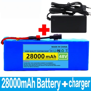 48v Litiu-ion Baterie 48V 28Ah 1000W 13S3P Litiu-ion Baterie Pack Pentru 54.6 v E-biciclete Electrice Biciclete Scuter Cu BMS+Incarcator