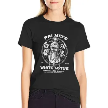 Lotus alb T-Shirt, blaturi Scurte tricou animal print camasa pentru fete tricouri pentru Femei graphic