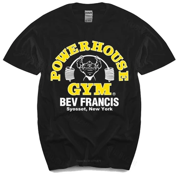 Vara mens negru t-shirt Tricou Barbati powerhouse gym Vara Harajuku Geek Noi Bumbac tee-shirt de sex masculin tees