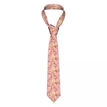 Casual Arrowhead Slab Buchet De Flori De Trandafir Bicolor Cravata Slim Cravată Pentru Bărbați Om Accesorii Simplitate Pentru Petrecere Formală Cravată