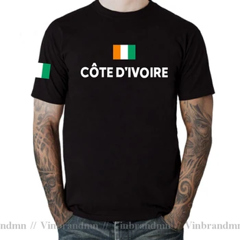 Cote d ' Ivoire Coasta de Fildeș Mens Tricou de Moda Jersey Națiune Echipa 100% Bumbac T-shirt Îmbrăcăminte Sportive Tee CIV Ivorian Ivoirian