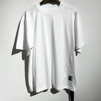 2023ss High Street Casual Versatil Supradimensionat tricou Pima Bumbac Tricouri Tricouri Crop Top Streetwear Femei Haine Barbati Haine