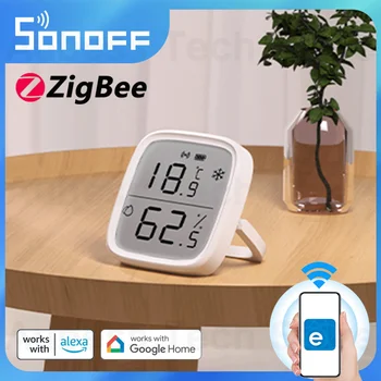 SONOFF SNZB-02D ZigBee LCD Inteligent de Temperatură Senzor de Umiditate APLICAȚIE de Monitorizare în timp Real, de Lucru Cu Alexa Google Asistent Acasă
