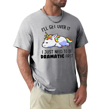 Am Nevoie Doar Să Fie Dramatică Leneș Unicorn T-Shirt om haine supradimensionate t shirt anime haine barbati camasi vintage