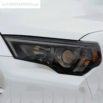 2 Buc Far Auto cu Folie de Protectie Faruri Restaurare Negru Transparent TPU Autocolant Pentru Toyota 4Runner 2014-2020 Accesorii