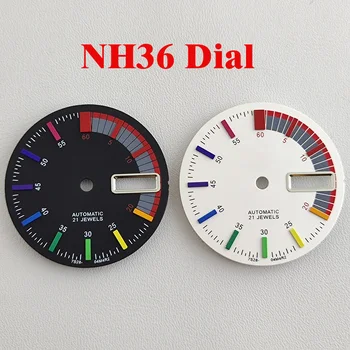 NH36 dial NH35 dial 28.5 mm Curcubeu dial cadran de Ceas ita pentru NH36 mișcare accesorii ceas de Ceas, instrumentul de reparare