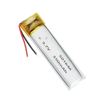 2/5/10/20 Buc 3.7 V 350mAh 501646 Litiu Ion Polimer Baterie 2.0 mm Conector JST
